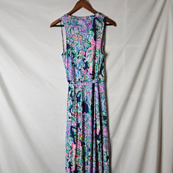 Lilly Pulitzer Delfina Maxi Wrap Dress sz Small - Picture 5 of 5